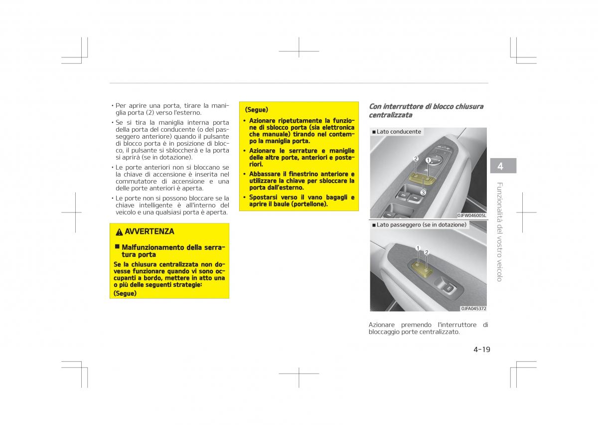 Kia Optima IV 4 manuale del proprietario / page 113