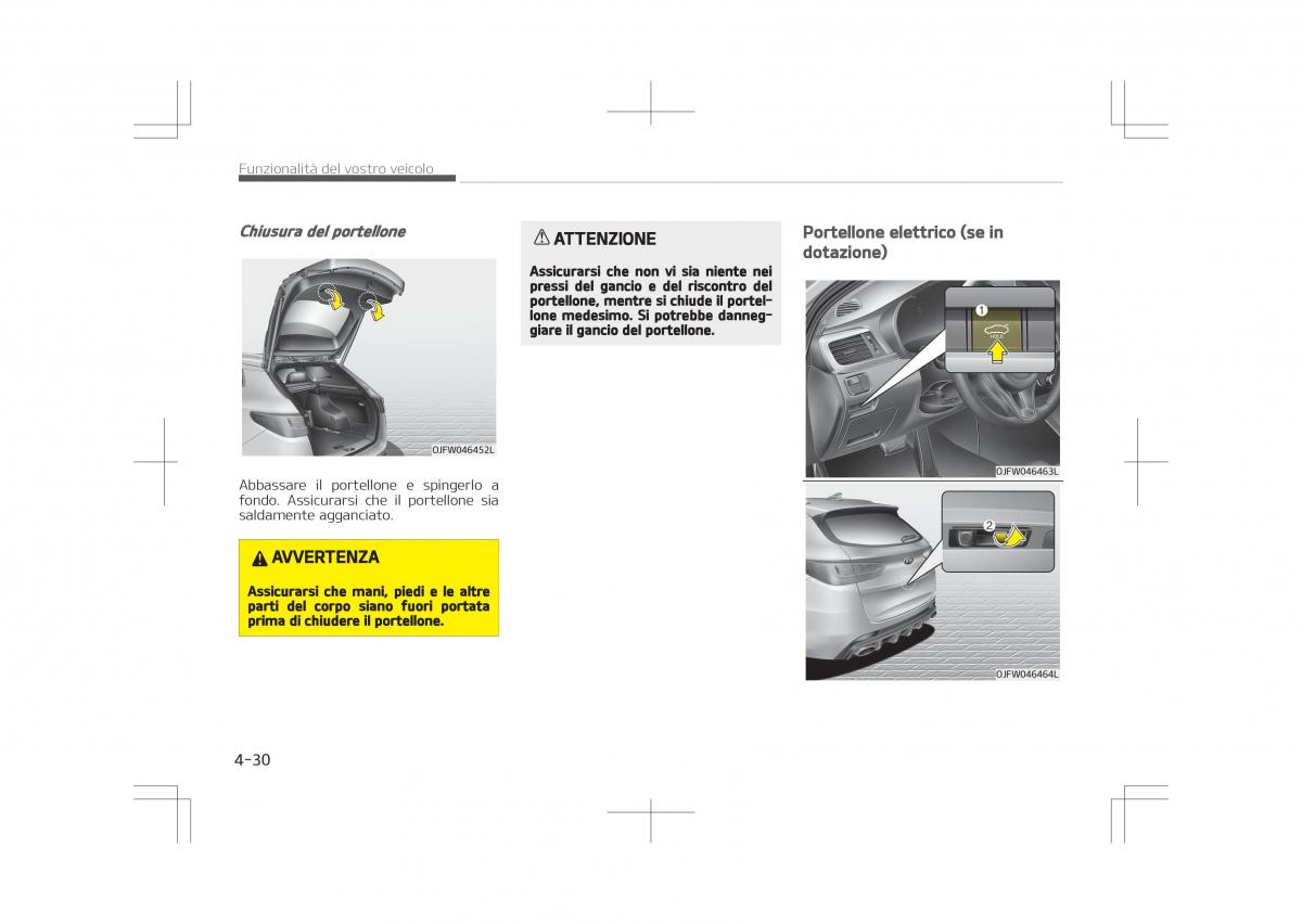 Kia Optima IV 4 manuale del proprietario / page 124