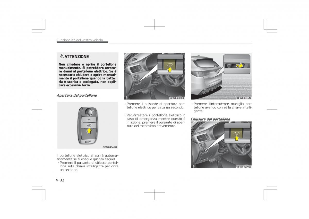 Kia Optima IV 4 manuale del proprietario / page 126