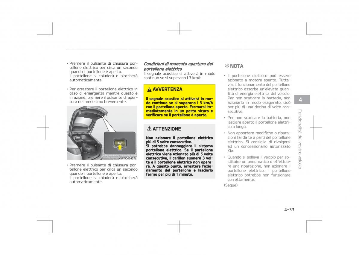 Kia Optima IV 4 manuale del proprietario / page 127