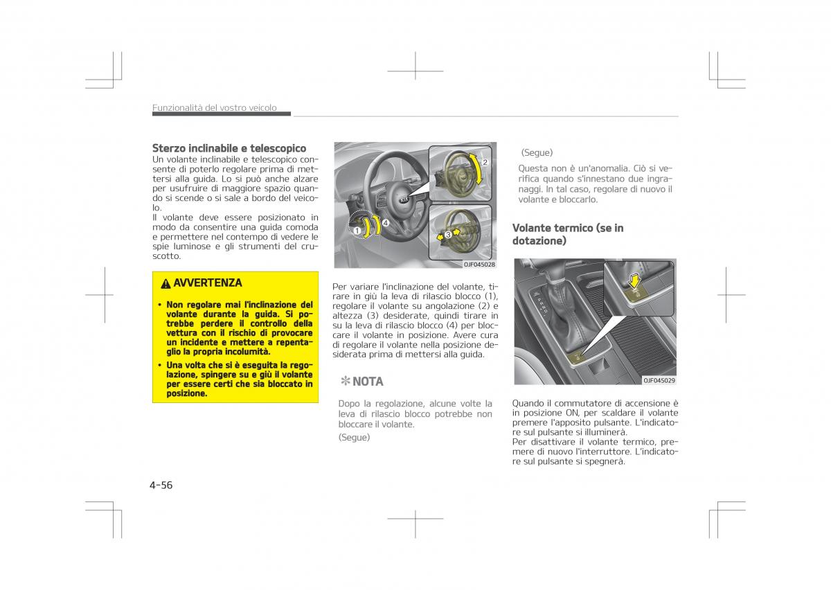 Kia Optima IV 4 manuale del proprietario / page 150