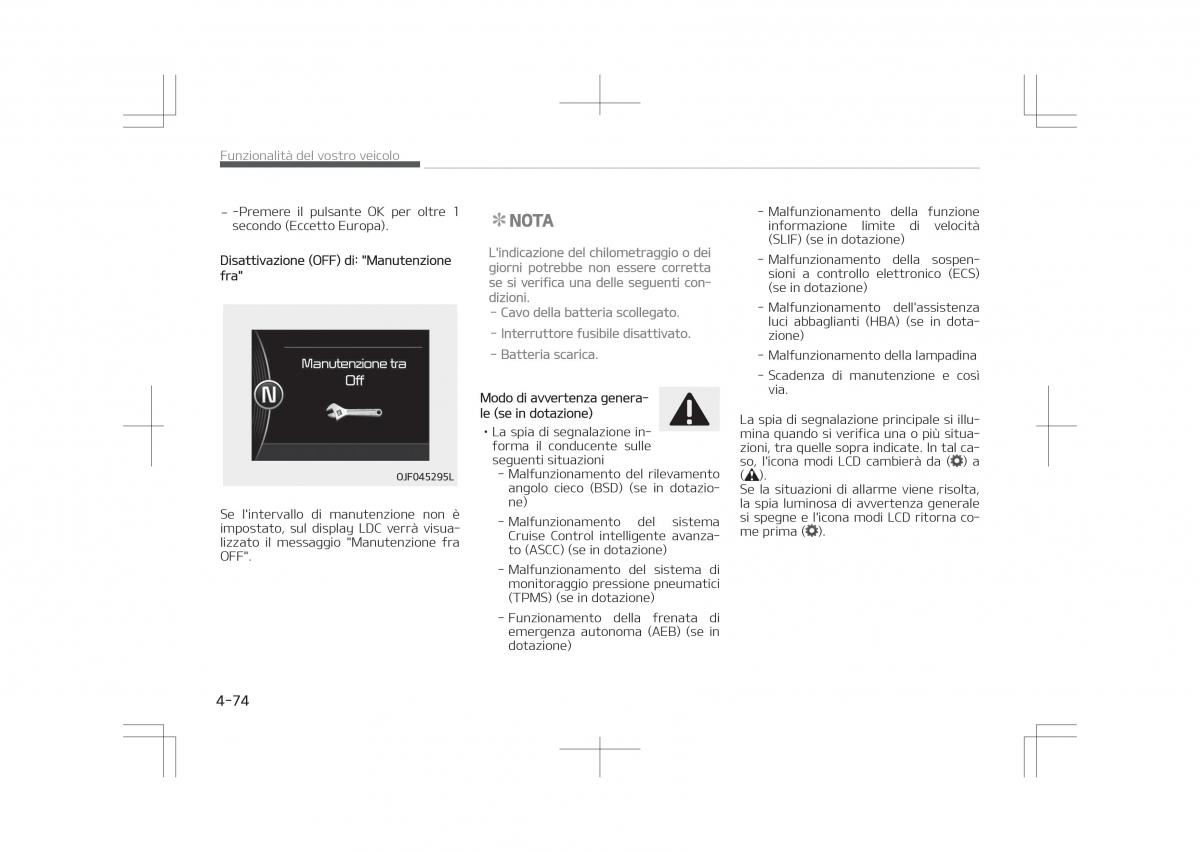 Kia Optima IV 4 manuale del proprietario / page 168