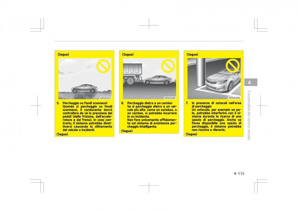 Kia Optima IV 4 manuale del proprietario / page 209