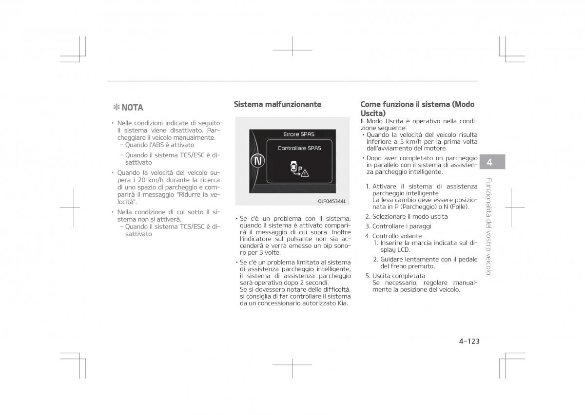 Kia Optima IV 4 manuale del proprietario / page 217