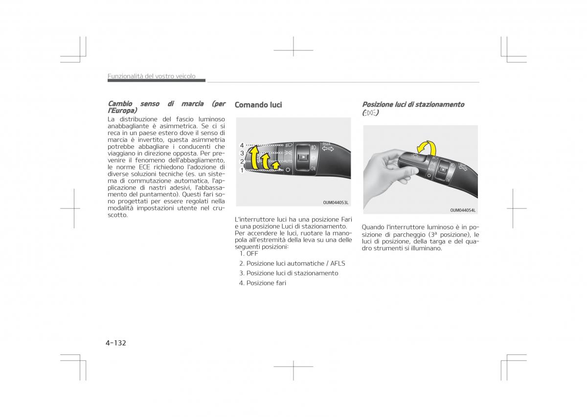 Kia Optima IV 4 manuale del proprietario / page 226