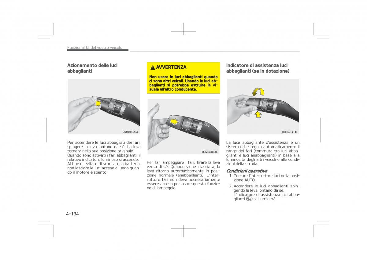 Kia Optima IV 4 manuale del proprietario / page 228