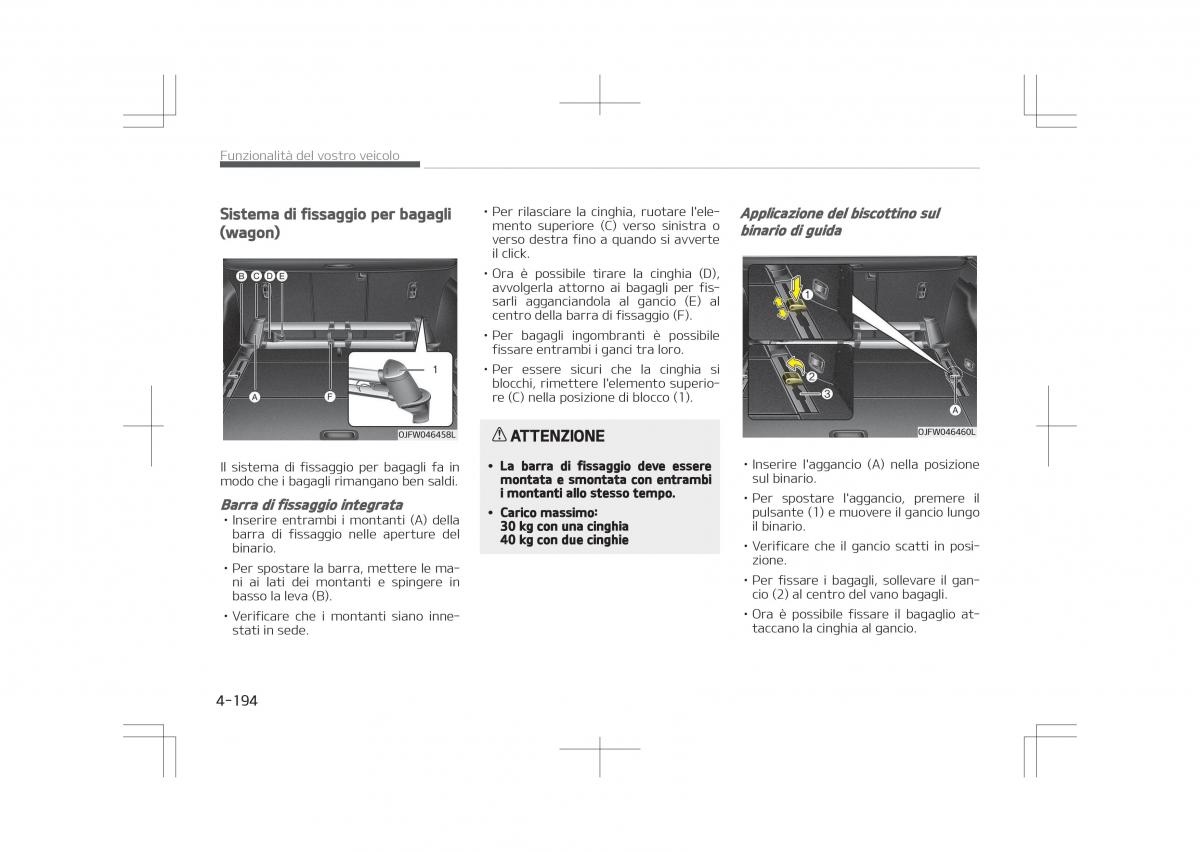 Kia Optima IV 4 manuale del proprietario / page 288