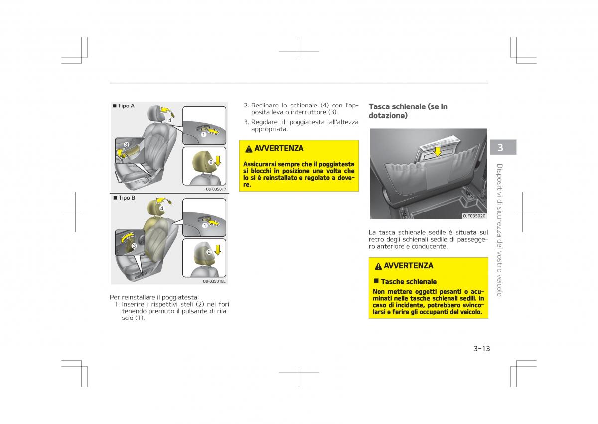 Kia Optima IV 4 manuale del proprietario / page 35