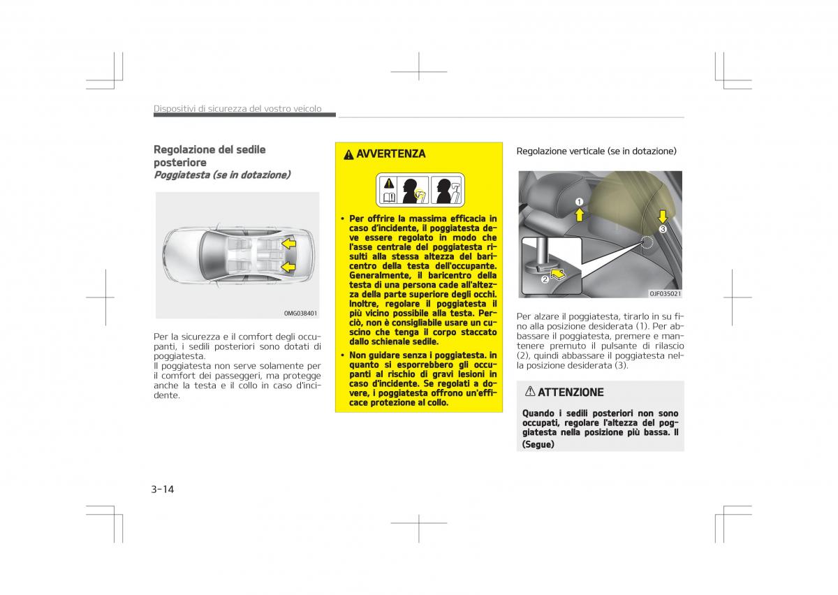 Kia Optima IV 4 manuale del proprietario / page 36