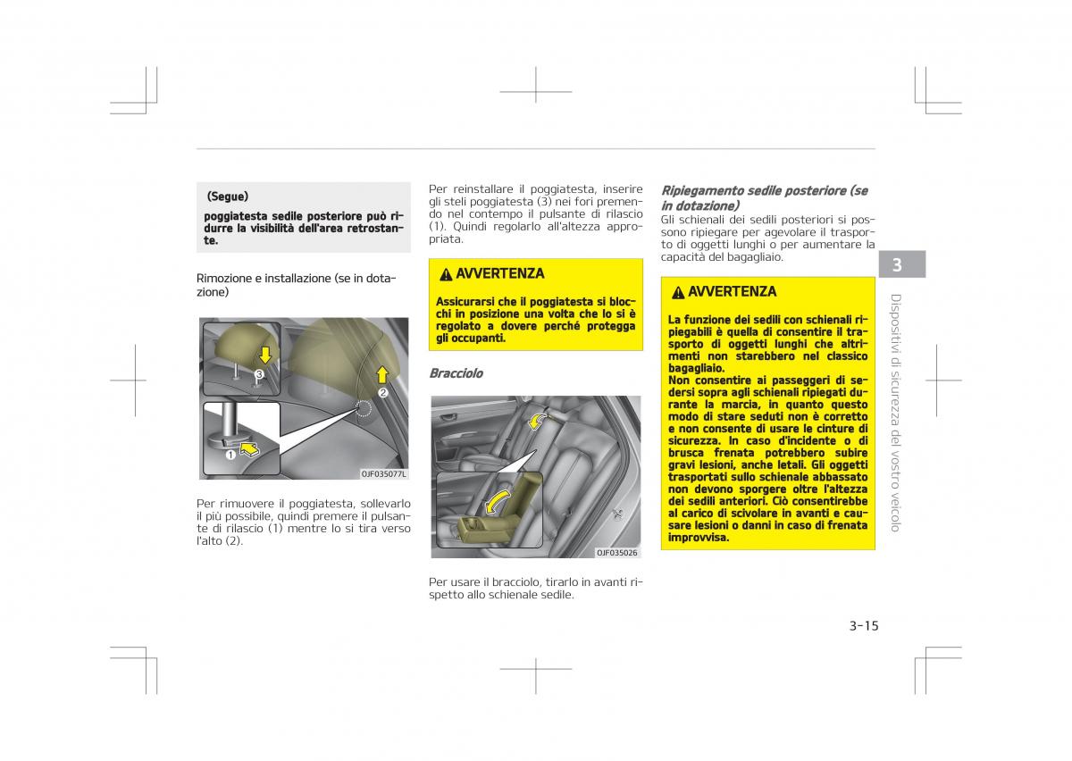 Kia Optima IV 4 manuale del proprietario / page 37