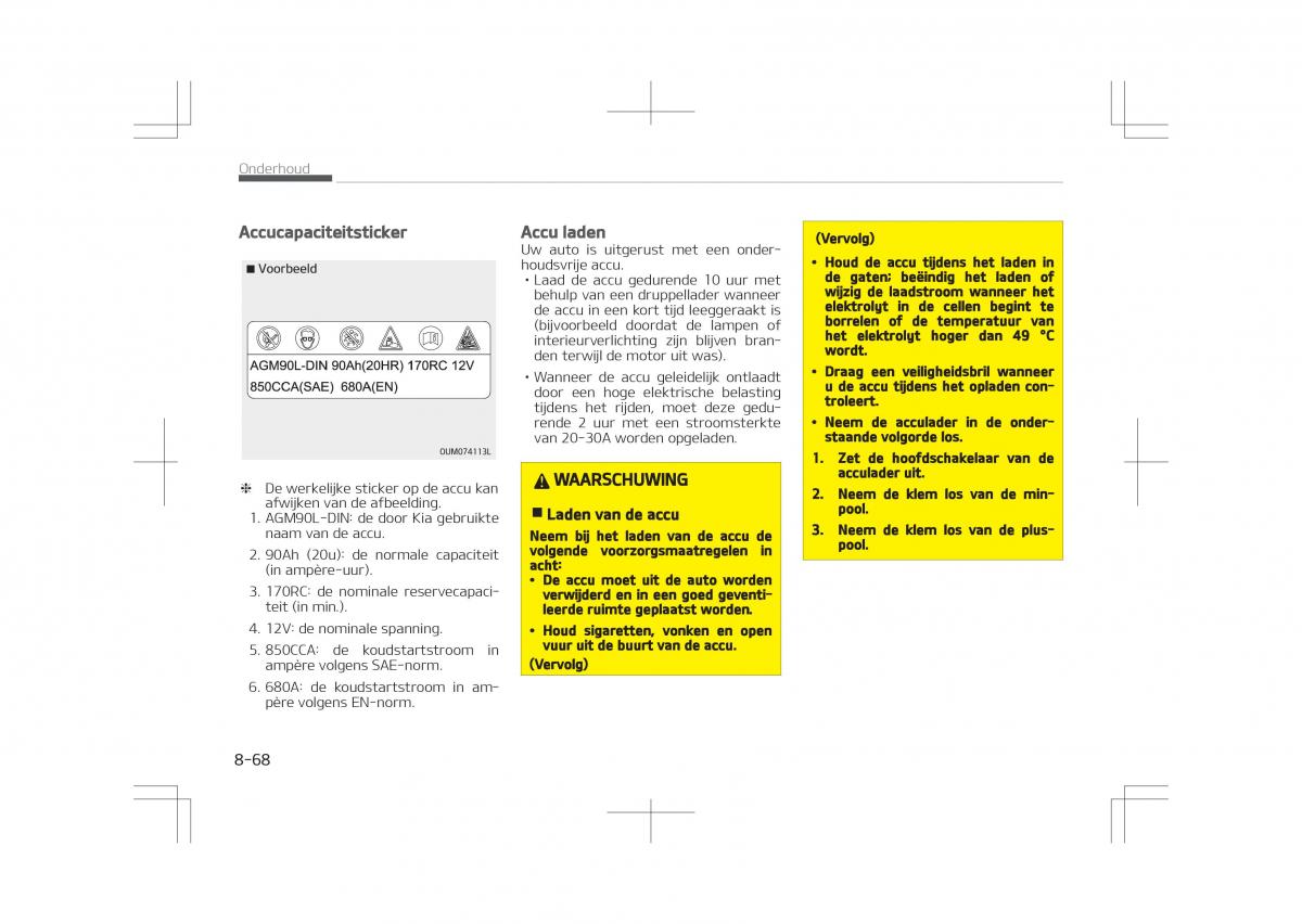 Kia Optima IV 4 handleiding / page 700