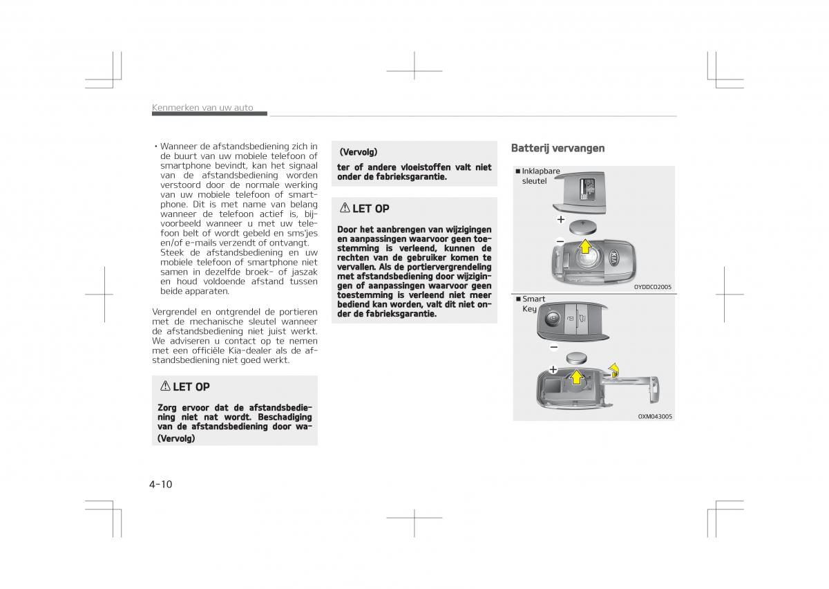 Kia Optima IV 4 handleiding / page 104