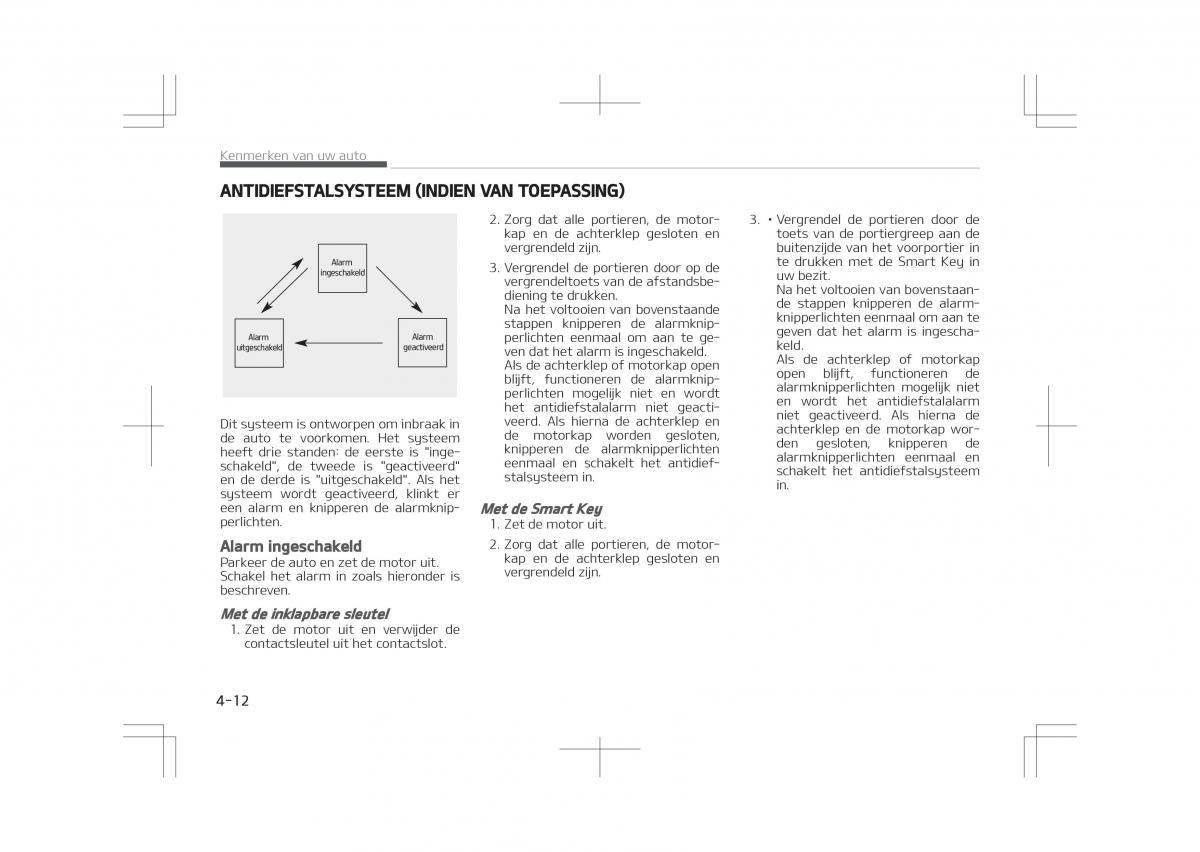 Kia Optima IV 4 handleiding / page 106