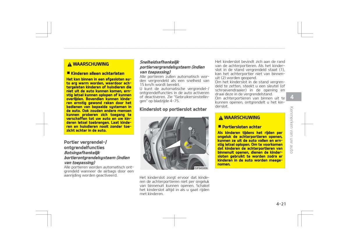 Kia Optima IV 4 handleiding / page 115