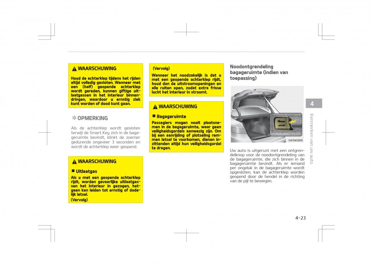 Kia Optima IV 4 handleiding / page 117