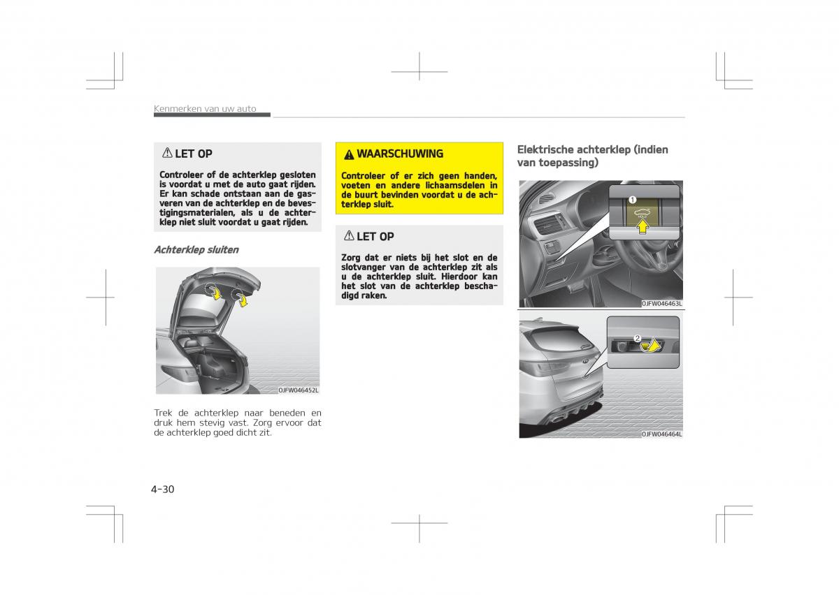 Kia Optima IV 4 handleiding / page 124