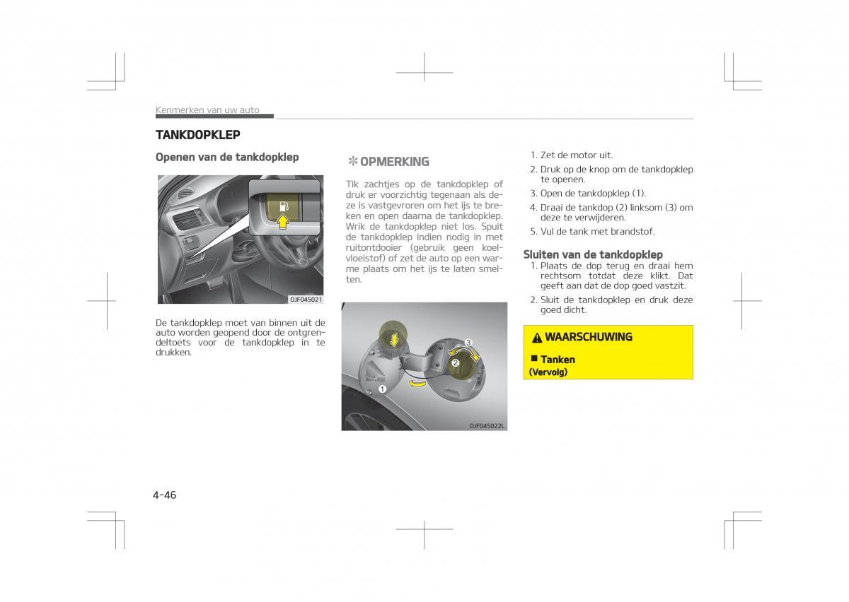 Kia Optima IV 4 handleiding / page 140