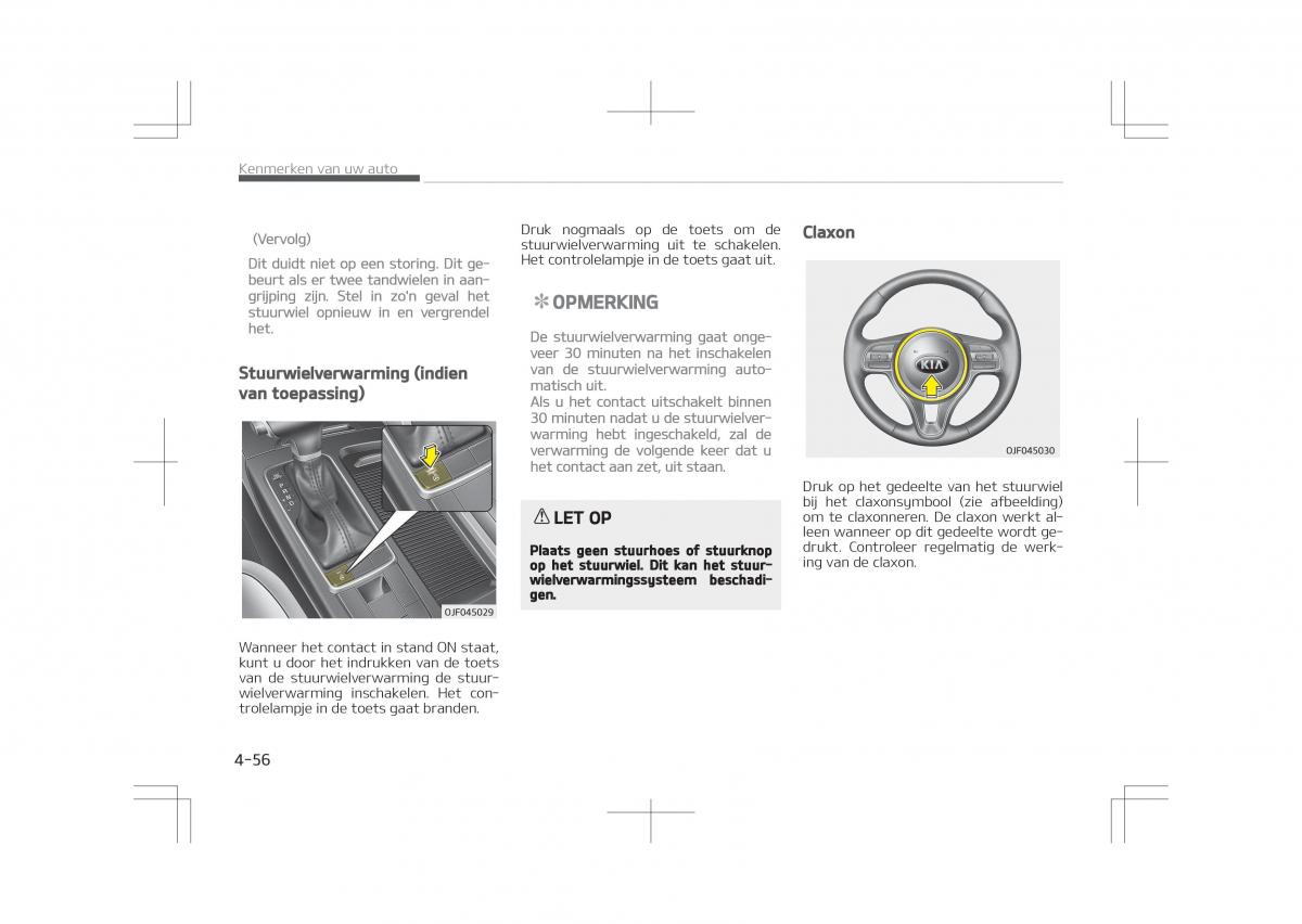 Kia Optima IV 4 handleiding / page 150