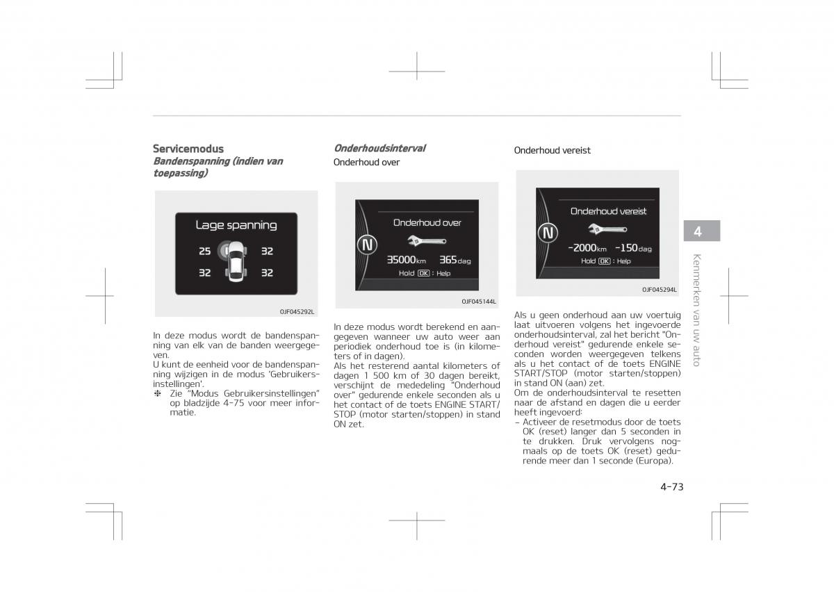 Kia Optima IV 4 handleiding / page 167