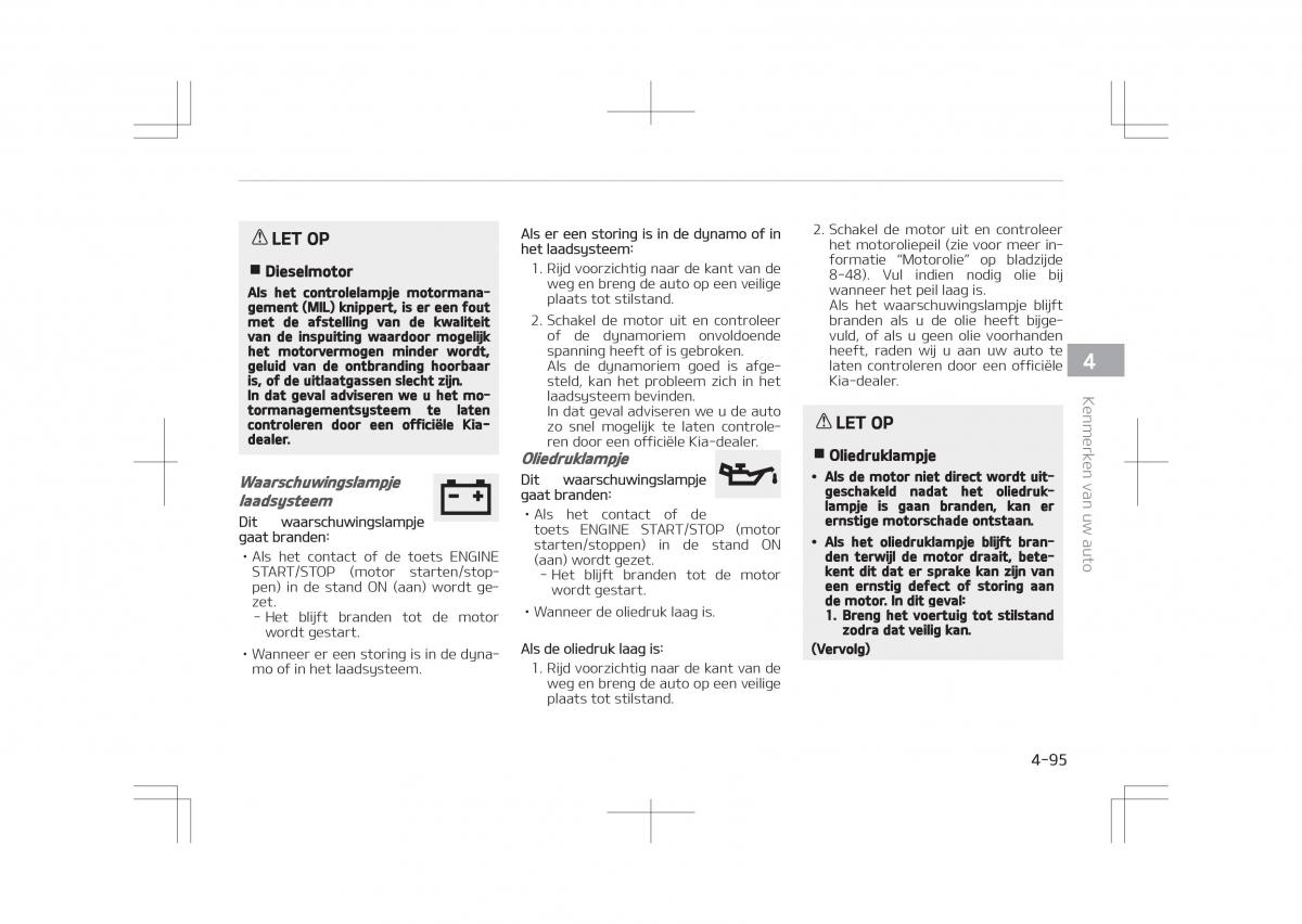 Kia Optima IV 4 handleiding / page 189