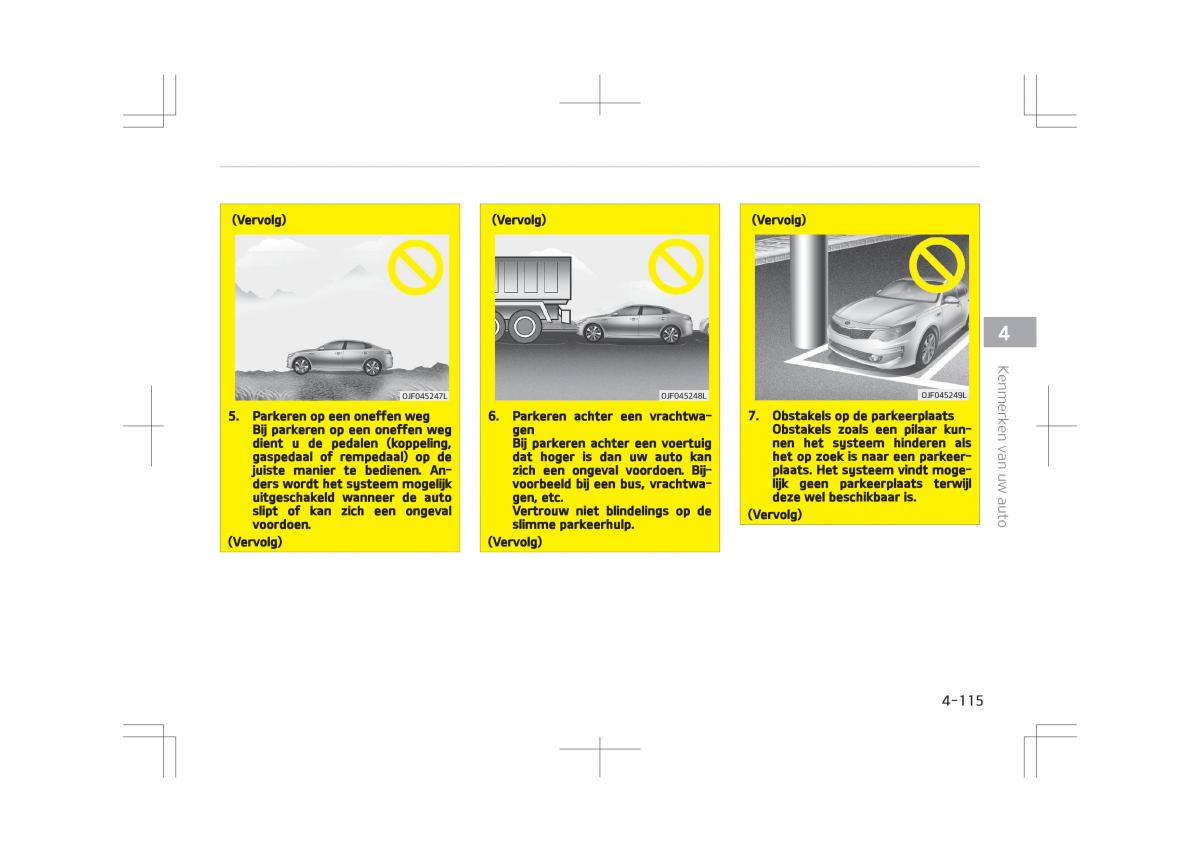 Kia Optima IV 4 handleiding / page 209