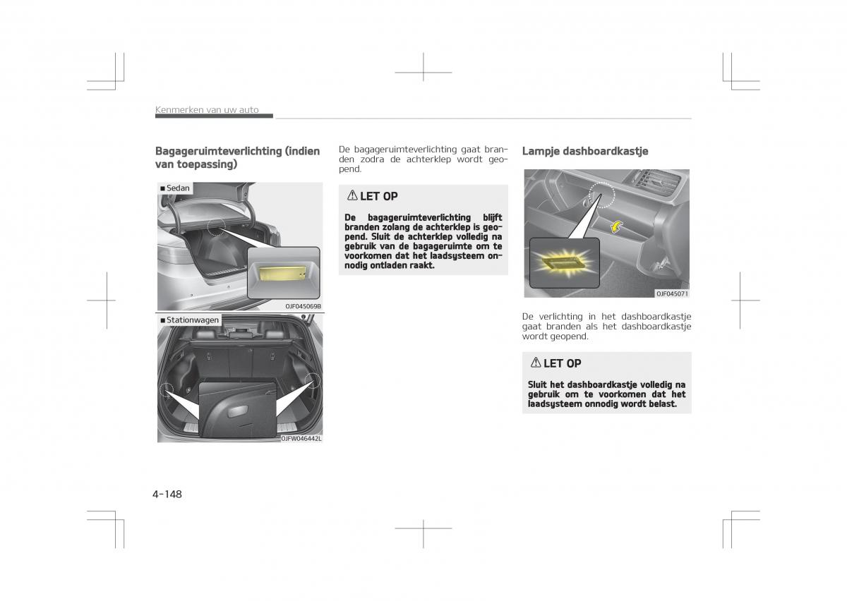 Kia Optima IV 4 handleiding / page 242