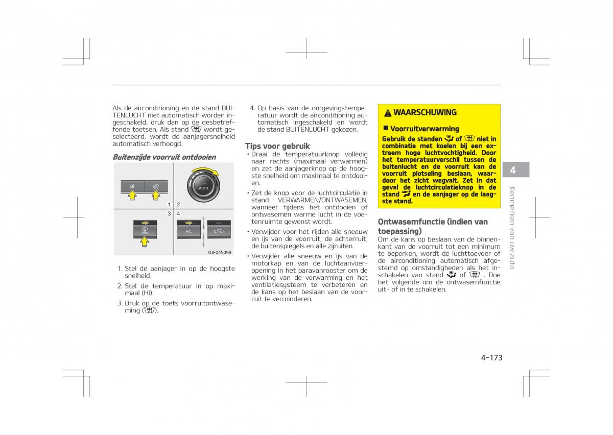 Kia Optima IV 4 handleiding / page 267