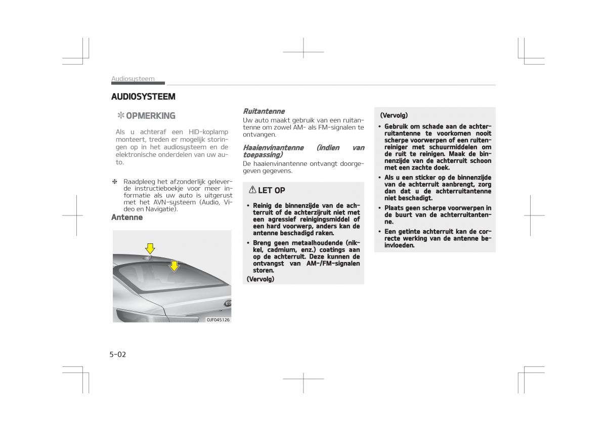 Kia Optima IV 4 handleiding / page 294