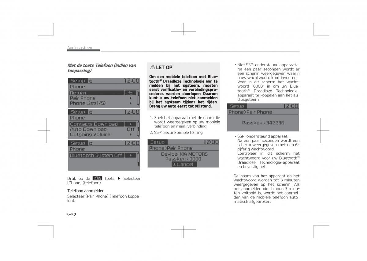 Kia Optima IV 4 handleiding / page 344