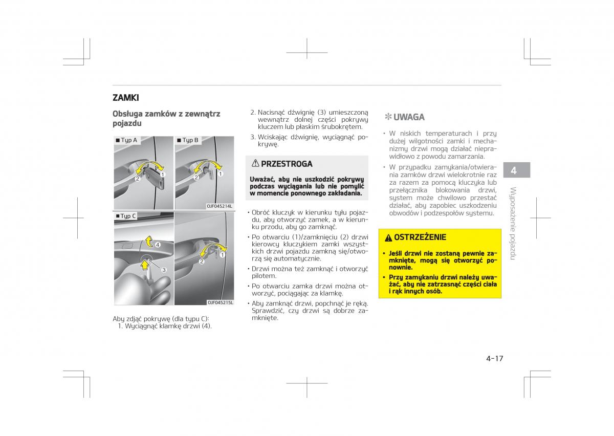 Kia Optima IV 4 instrukcja obslugi / page 117