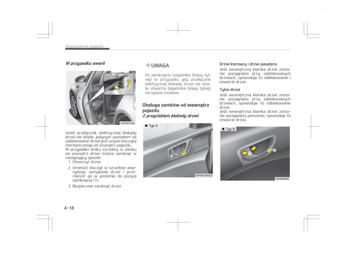 Kia Optima IV 4 instrukcja obslugi / page 118