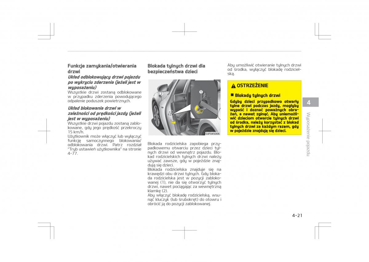 Kia Optima IV 4 instrukcja obslugi / page 121