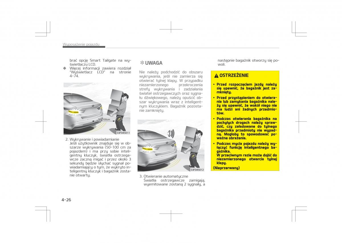 Kia Optima IV 4 instrukcja obslugi / page 126