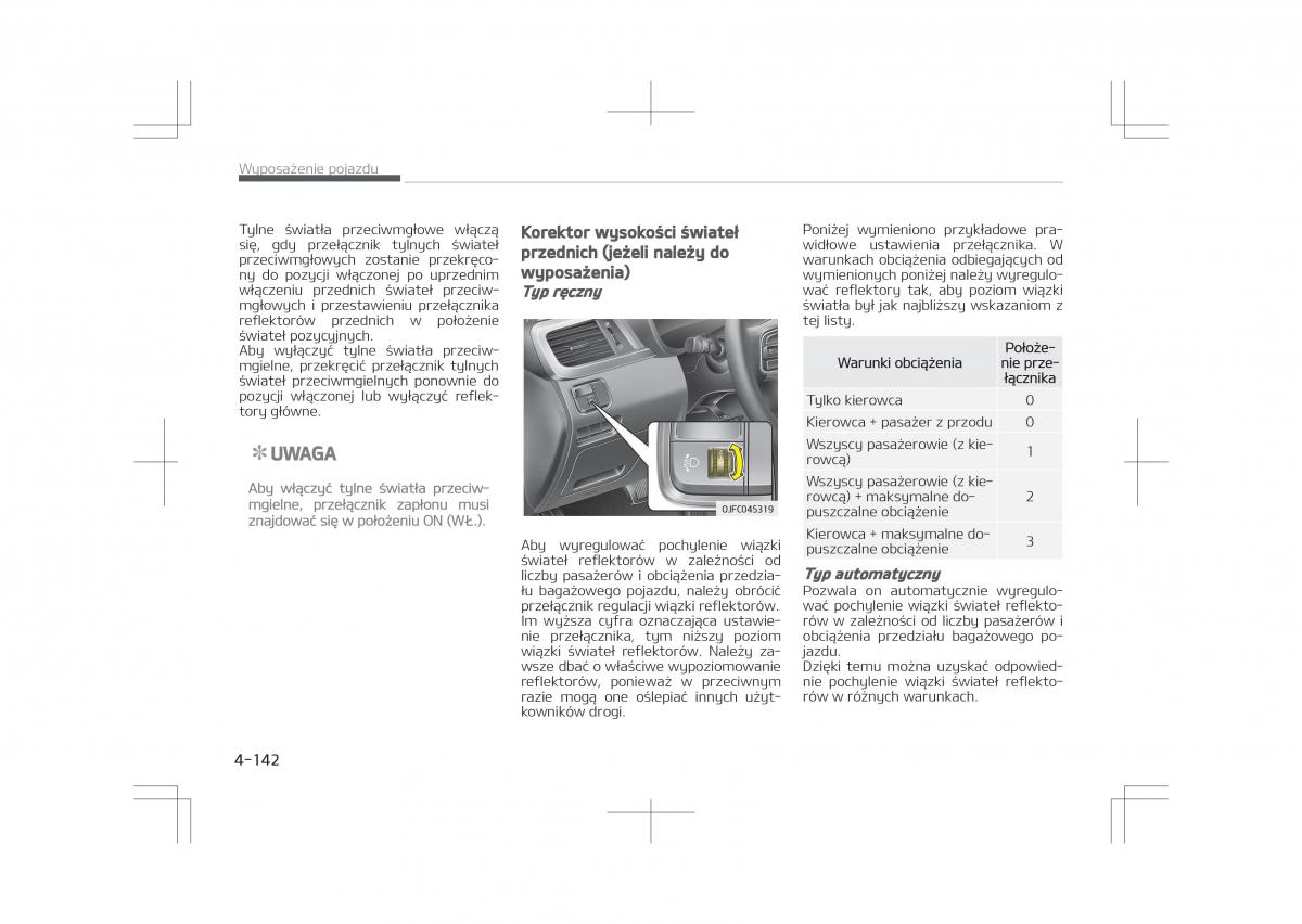 Kia Optima IV 4 instrukcja obslugi / page 242