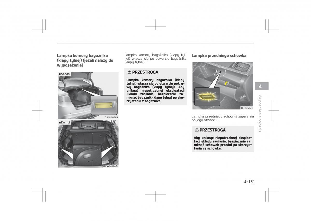 Kia Optima IV 4 instrukcja obslugi / page 251