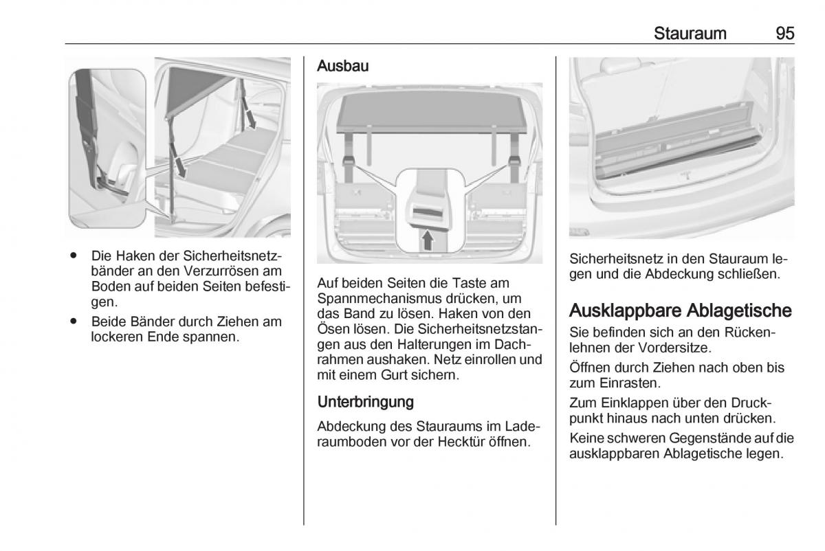 Opel Zafira C Tourer Handbuch / page 97