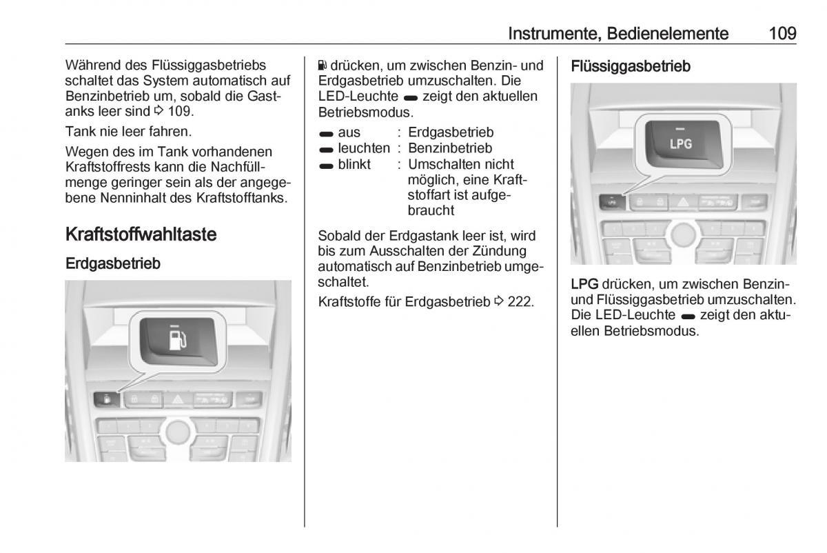 Opel Zafira C Tourer Handbuch / page 111