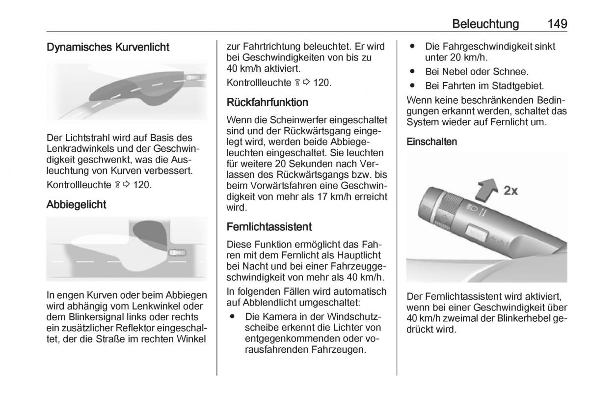 Opel Zafira C Tourer Handbuch / page 151