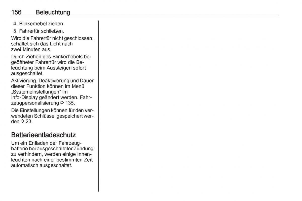 Opel Zafira C Tourer Handbuch / page 158