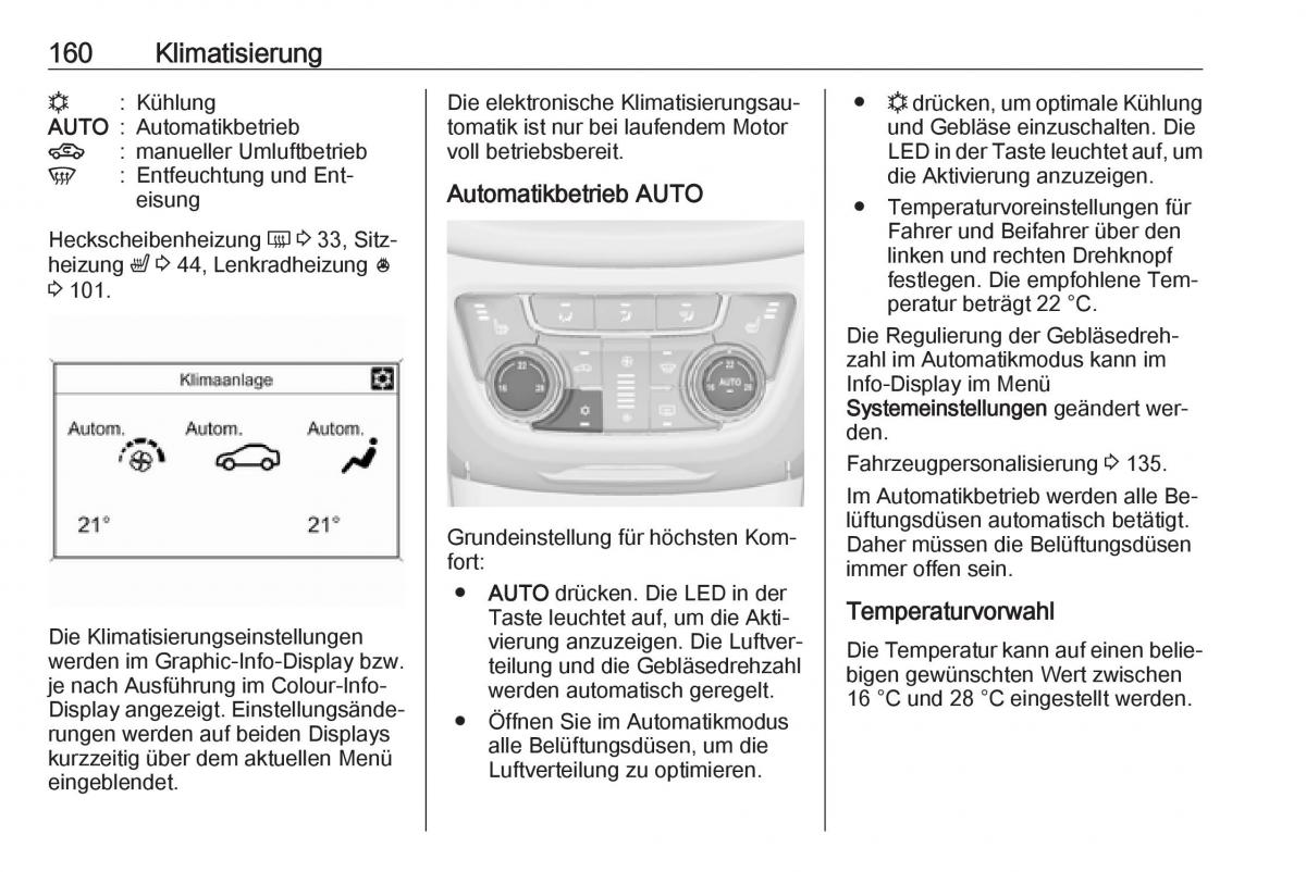 Opel Zafira C Tourer Handbuch / page 162