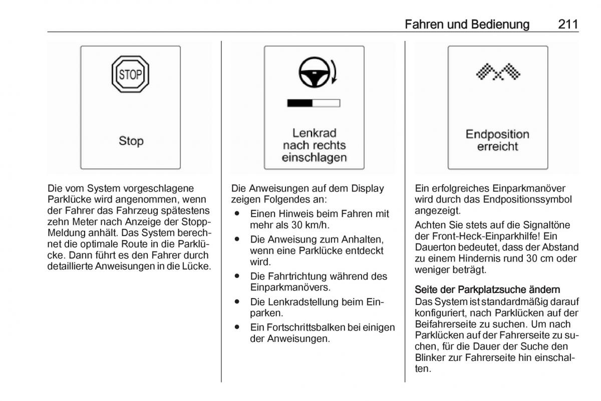 Opel Zafira C Tourer Handbuch / page 213