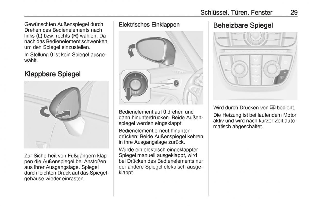 Opel Zafira C Tourer Handbuch / page 31