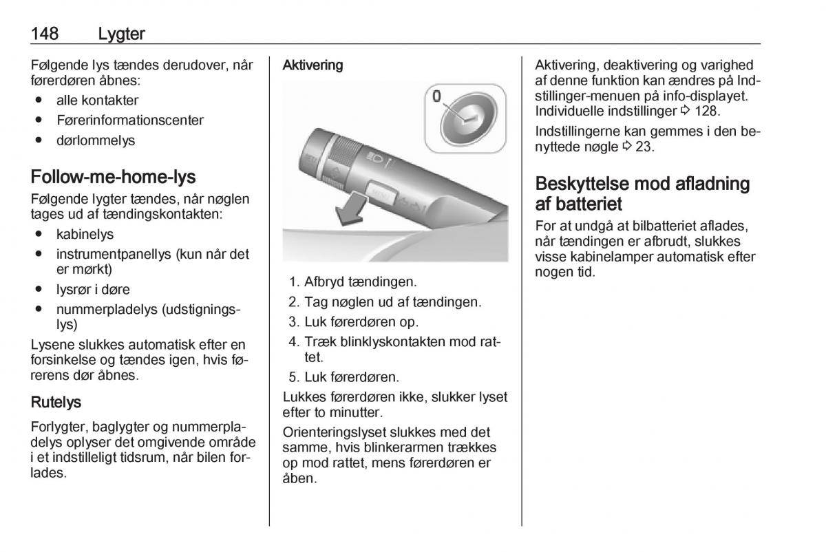 manual  Opel Zafira C Tourer Bilens instruktionsbog / page 150