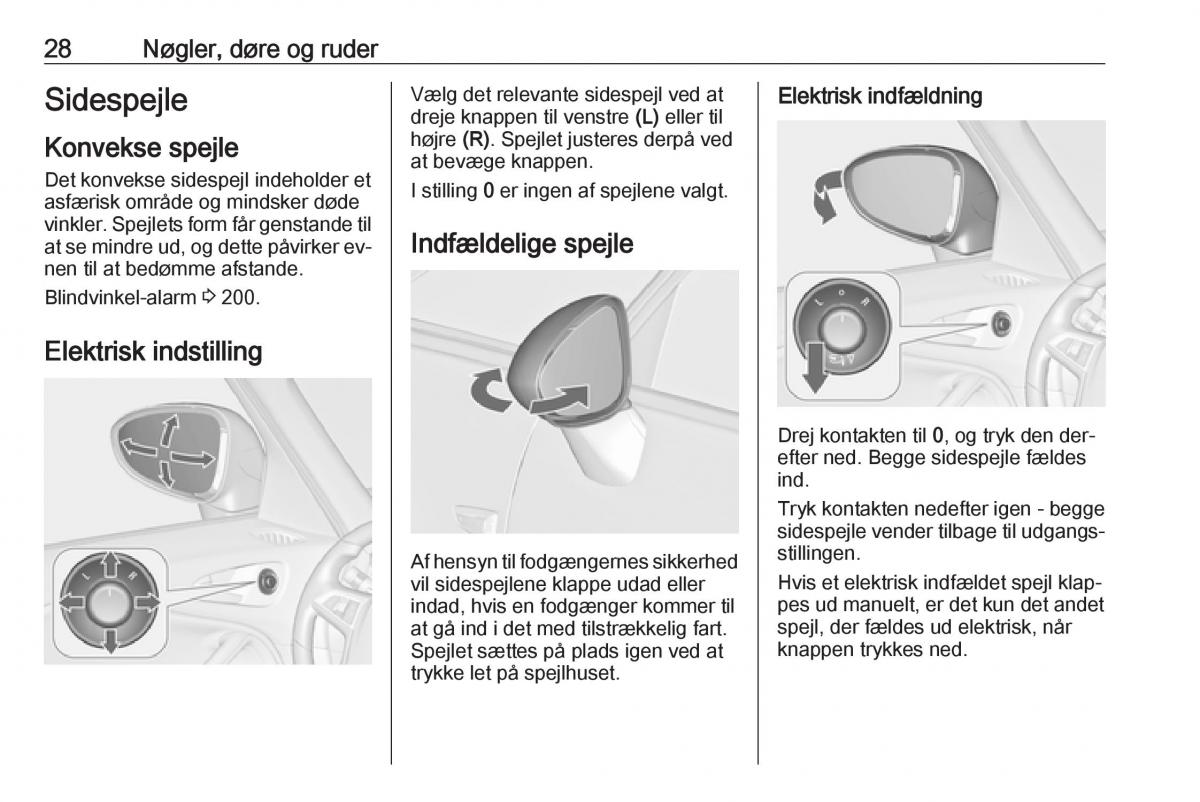 manual  Opel Zafira C Tourer Bilens instruktionsbog / page 30