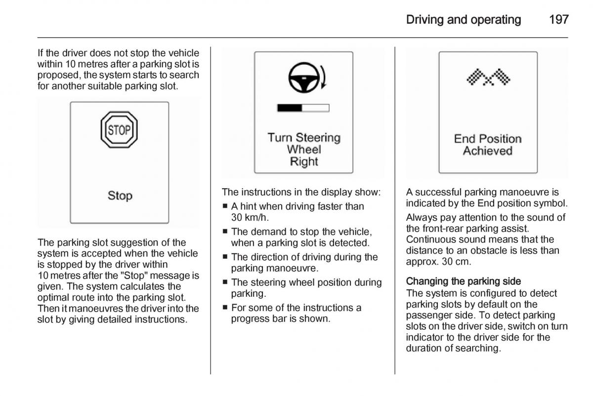 Opel Zafira C Tourer owners manual / page 199