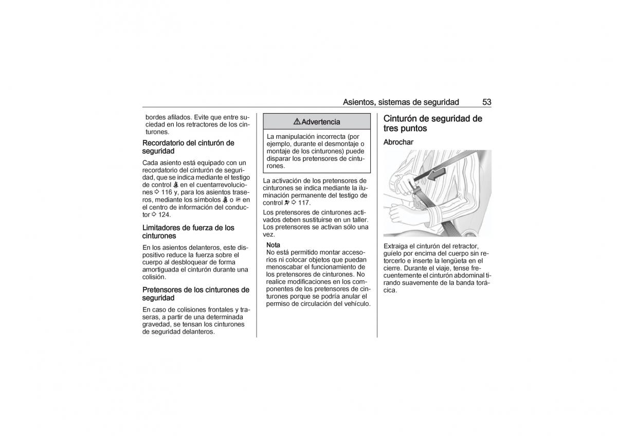 Opel Zafira C Tourer manual del propietario / page 55