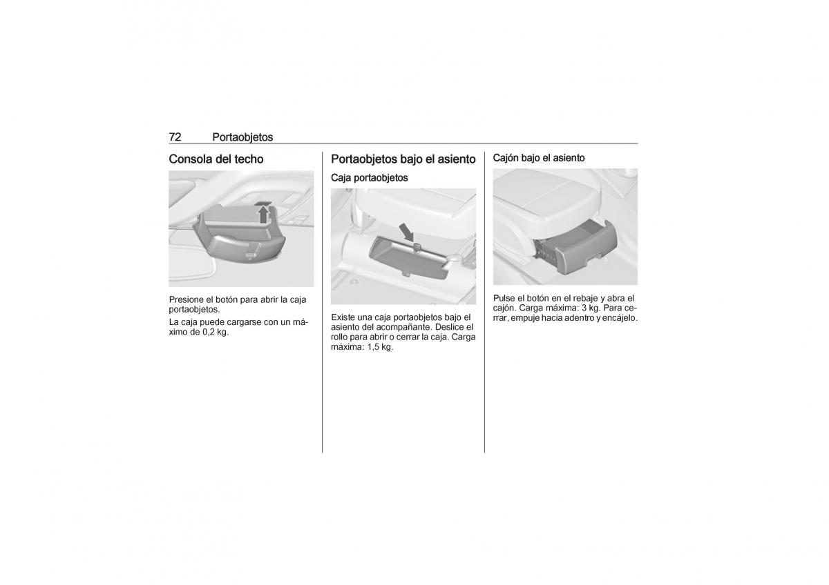 Opel Zafira C Tourer manual del propietario / page 74