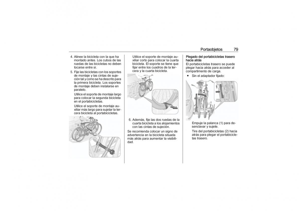 Opel Zafira C Tourer manual del propietario / page 81