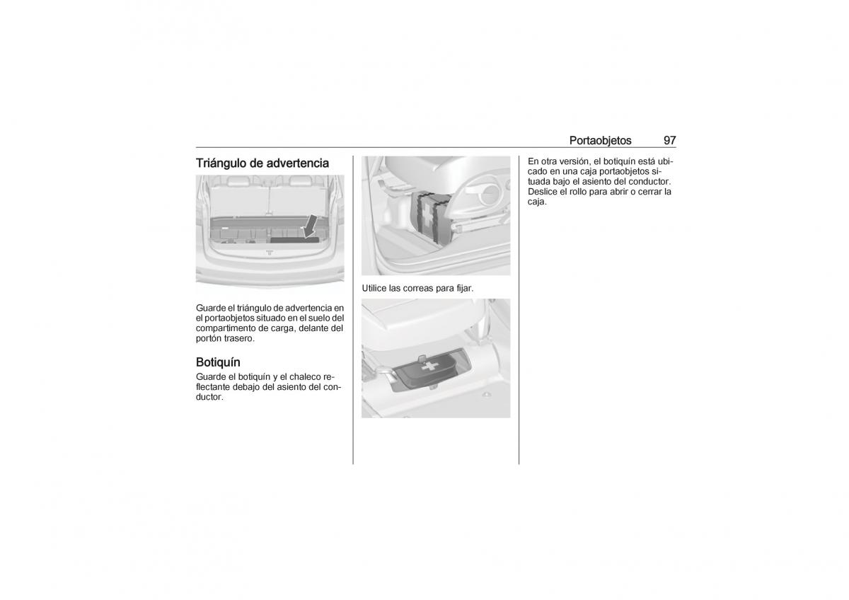 Opel Zafira C Tourer manual del propietario / page 99