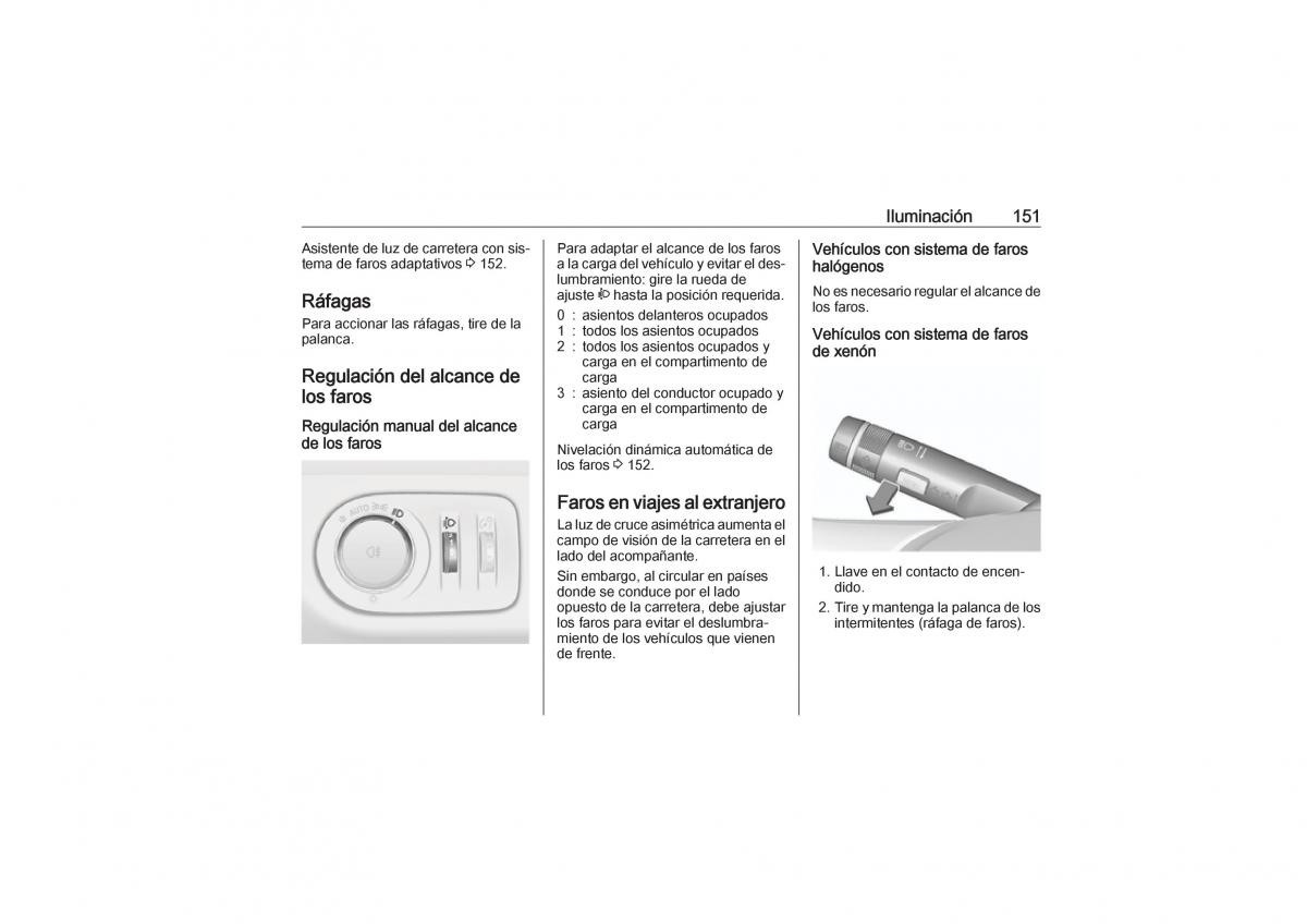 Opel Zafira C Tourer manual del propietario / page 153